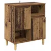 Image de Buffet en bois dingénierie - vidaXL - Bois Ancien - 35x60x70 cm - 2 portes - Facile à assembler - Entretien facile