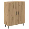 Image de Buffet en bois dingénierie - vidaXL - Chêne artisanal - 695x34x90 cm - 2 portes à charnières