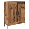 Image de Buffet en bois dingénierie - vidaXL - Bois Ancien - 695 x 34 x 90 cm - Étagères intégrées - Poignées en finition mate