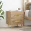 Image de Chevet - VIDAXL - Cabinet de chevet 2 pcs - Chêne artisanal - Bois dingénierie - 40 x 35 x 475 cm