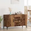 Image de vidaXL Buffet Bois Ancien 100 x 36 x 60 cm Bois dingénierie Meuble de salon chic buffet rectangulaire moderne 882478