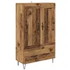 Image de Haut Armoire Bois Ancien - vidaXL - 695x31x115 cm - Bois dingénierie - Avec tiroir - Avec 2 portes