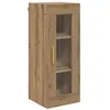 Image de Cabinet mural en bois aggloméré - vidaXL - Chêne artisanal - 345x34x90 cm - 1 porte - Poids maximal 60 kg