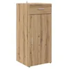 Image de Buffet moderne en bois dingénierie - vidaXL - Chêne Noir - 425 x 40 x 93 cm - Rangement pratique - 1 tiroir