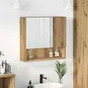 Image de Vidaxl Armoire Miroir Montage mural Chêne artisanal 59 x 17 x 55 cm