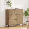 Image de Buffet - bahut - enfilade Vidaxl Buffet Chêne artisanal 795 x 33 x 82 cm Bois dingénierie