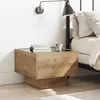 Image de vidaXL Table basse Chêne artisanal 40 x 40 x 30 cm Bois dingénierie 3394555