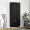 Image de vidaXL Haut Armoire Chêne noir 695 x 34 x 90 cm Bois dingénierie 3402757