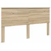 Image de Tête de lit moderne - vidaXL - Chêne Sonoma - Bois dingénierie - 183x7x100 cm - Facile à nettoyer - Design simple