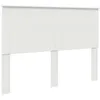 Image de Tête de lit moderne - vidaXL - Blanc - 163x7x100 cm - Bois dingénierie - Facile à nettoyer - Design simple