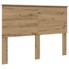 Image de Tête de lit moderne en bois dingénierie - vidaXL - Chêne artisanal - 153x7x100 cm - Usage intérieur - Facile à nettoyer