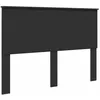 Image de Tête de lit moderne - vidaXL - Chêne Noir - Bois dingénierie - 143x7x100 cm - Facile à monter - Facile à nettoyer