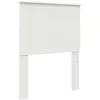 Image de Tête de lit en bois dingénierie - vidaXL - Blanc - 78x7x100 cm - Durable - Facile à nettoyer - Design moderne