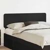 Image de Tête de lit 160 cm Vidaxl Chêne noir   Bois dingénierie style contemporain