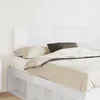 Image de vidaXL Tête de lit Blanc Brillant Bois dingénierie 888566
