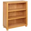 Image de Armoire de rangement moderne - vidaXL - 80x35x95 cm - Marron - Bois dingénierie - Chêne massif