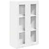 Image de Armoire suspendue de cuisine - vidaXL - Blanc - Bois dingénierie - 60x31x100 cm - Rangement spacieux