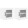 Image de Armoire de cuisine moderne - vidaXL - Blanc - Bois dingénierie - 40x31x40 cm - Rangement mural - Poids maximal 120 kg