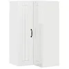 Image de Armoire de cuisine moderne - vidaXL - Blanc brillant - 57x57x100 cm - Bois dingénierie - Durable - Rangement mural