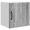 Image de Armoire murale de cuisine - vidaXL - Gris Sonoma - Bois dingénierie - 40x31x40 cm - 1 étagère - 1 porte à charnières