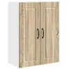 Image de Armoire de cuisine murale - vidaXL - Chêne sonoma - 80x31x80 cm - Bois dingénierie - 3 étagères - 2 portes à charnières