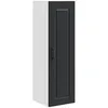 Image de Armoire de cuisine moderne - vidaXL - Bois dingénierie - Noir - 30x31x100 cm - 3 étagères - Montage mural
