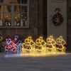 Image de vidaXL Décoration de Noël avec 1224 LED Multicolore 69 x 79 cm PVC 42019616