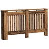Image de Cache-radiateur en bois - vidaXL - Bois ancien - 152x19x815 cm - Design à lattes verticales - Sécurité enfant