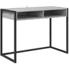 Image de Bureau industriel - vidaXL - Gris Sonoma - 100x50x75 cm - Bois dingénierie - Pieds en acier - Style loft urbain