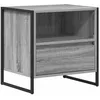 Image de Table de chevet industrielle - vidaXL - Gris Sonoma - Bois dingénierie - 50x395x50 cm - 1 tiroir - Style urbain