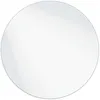 Image de Miroir mural moderne - vidaXL - Ø 40 cm - Verre trempé - Sans cadre - Mousse EVA - Usage intérieur - Entretien facile