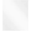 Image de Miroir mural moderne - vidaXL - Verre trempé - 50x60 cm - Sans cadre - Mousse EVA - Usage intérieur - Entretien facile