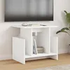 Image de Support TV - VIDAXL - Meuble TV 2 pcs 50x35x45 cm - Blanc - Bois dingénierie - Rangement spacieux