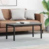 Image de Table basse - VIDAXL - 100 x 50 x 45 cm Gris Sonoma - Rectangulaire - Bois dingénierie et métal - Entretien facile