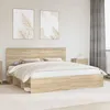 Image de vidaXL Cadre de lit Sonoma 200 x 200 cm Bois de pin massif 3410967