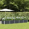Image de vidaXL Jardinière Anthracite 400 x 80 x 45 cm Acier 42018198