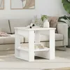 Image de VidaXL Table basse rectangulaire blanche 51 x 50 x 50 cm - Bois dingénierie