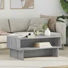 Image de Table basse Vidaxl Table basse Gris Sonoma 80 x 46 x 35 cm Bois dingénierie