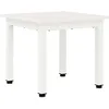 Image de Table basse en bois de pin massif - vidaXL - Blanc - 40x40x36 cm - Poids maximal 80 kg - Design carré