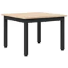 Image de Table basse en bois de pin - vidaXL - Naturel - 50x50x36 cm - Bois de pin massif - Design carré - Élégance simple