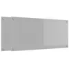 Image de Dosseret de cuisine en verre trempé - vidaXL - Gris clair - 110x50 cm - Verre trempé - Thermorésistant - Épaisseur 6 mm
