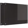 Image de Dosseret de cuisine en verre trempé - vidaXL - Noir - 80x60x0.8 cm - Thermorésistant - Durable - Épaisseur 6 mm