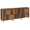 Image de Buffet en bois dingénierie - vidaXL - Bois Ancien - 60x35x70 cm - 12 portes - Style moderne - Rangement spacieux