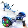 Image de EVERCROSS Hoverboard Gyropode 6.5 Bleu Hoverkart Bleu armé autoéquilibre self-balancing LED light Bluetooth Moteur 700W Enfant