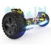Image de Hoverboard 85 pouces Hummer Tout Terrain LED Bluetooth avec Moteur Puissant Cadeau iéal Hip-hop