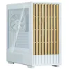 Image de Boîtier mini-tour - ZALMAN - P10 Namu - Blanc - Verre trempé - Façade bois
