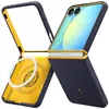 Image de Accessoire - SPIGEN - Étui Nano Pop MagSafe - Galaxy Z Flip 7 - Bleu marine - Jaune