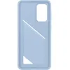 Image de Coque pour Samsung G A33 5G souple Ultra fine avec porte-carte intégrée Bleue Arctique