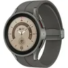 Image de Samsung Galaxy Watch5 Pro - 45 mm - gris titane - Montre connectÃ©e avec bracelet sport - affichage 1.4" - 16 Go - LTE, NFC, Wi-Fi, Bluetooth - 4G - 46.5 g en occasion ou reconditionné