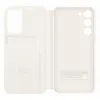 Image de Coque et étui téléphone mobile Samsung Etui Smart View avec porte-carte S23+ Creme